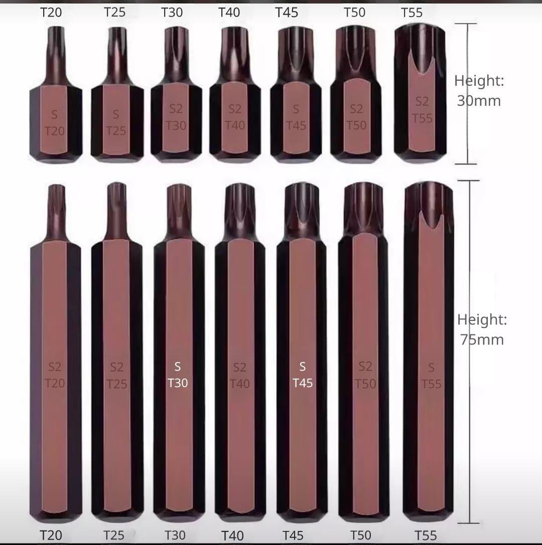 40-Piece CR-V Impact Socket Bit Set – Torx, Hex & Spline | 1/2” & 3/8” Drive | Heavy-Duty Professional Kit - Image 3