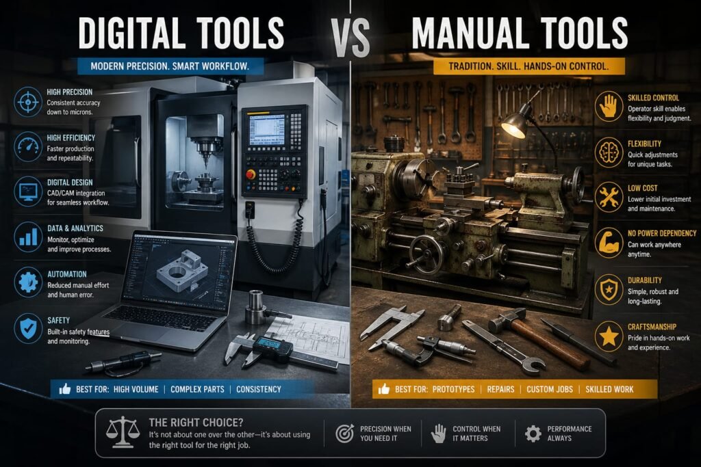 Digital Tools vs Manual Tools